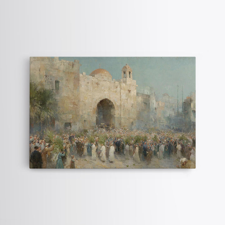 City of Praise | Framed Canvas Print | Christian Art Canvas | Christian Wall Art | Christmas Canvas Wall Art | Christian Gift | Jesus Art P