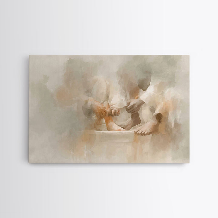 Servant’s Offering | Framed Canvas Print | Christian Wall Art | Christian Painting | Subtle Christian Paintings | Christian Art Work | Chri