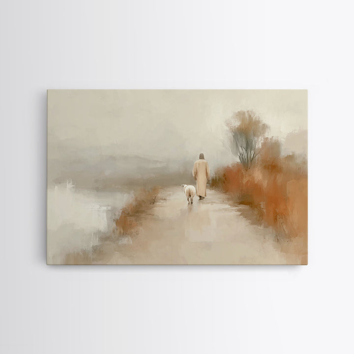 Everlasting Calm – Framed Canvas Print – Jesus Painting – Christian Art Canvas – Christmas Art – Christian Wall Art – Christian Decorations