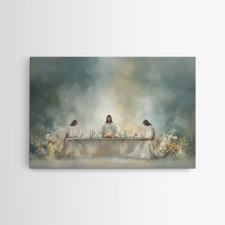 Radiant Council – Framed Canvas Print – Christian Art Canvas – Jesus Wall Art – Large Christian Art – Christian Painting – Christmas Art Fr