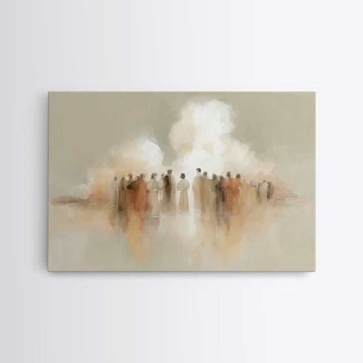 Cloud Gathering – Framed Canvas Print – Christian Art Canvas – Christian Paintings – Christian Wall Art – Subtle Christian Art – Christian