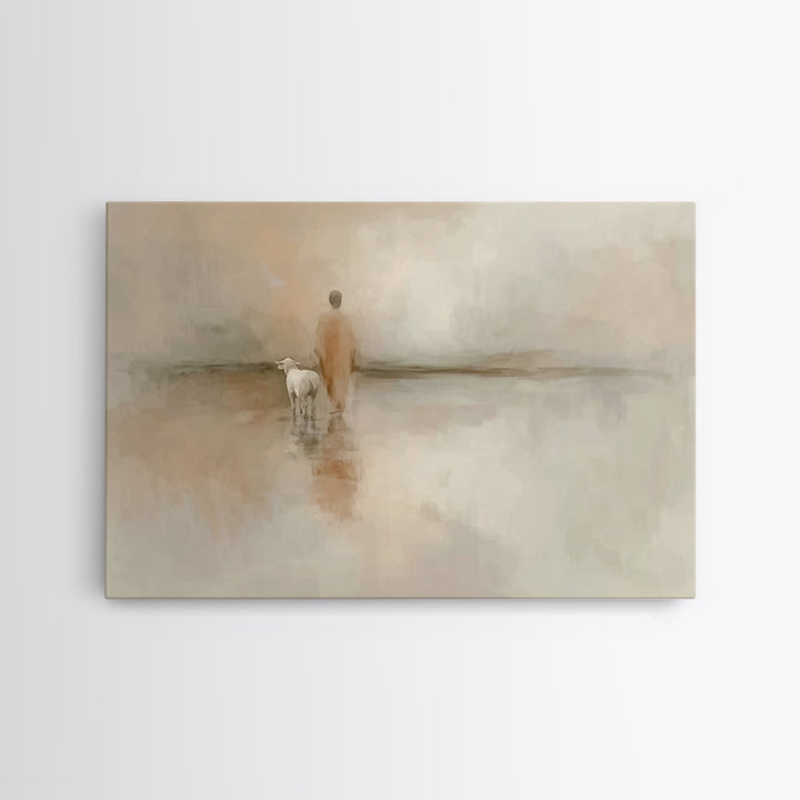 Guided Path – Framed Canvas Print – Christian Art Canvas – Christian Wall Art – Christian Painting – Subtle Christian Art – Christian Decor
