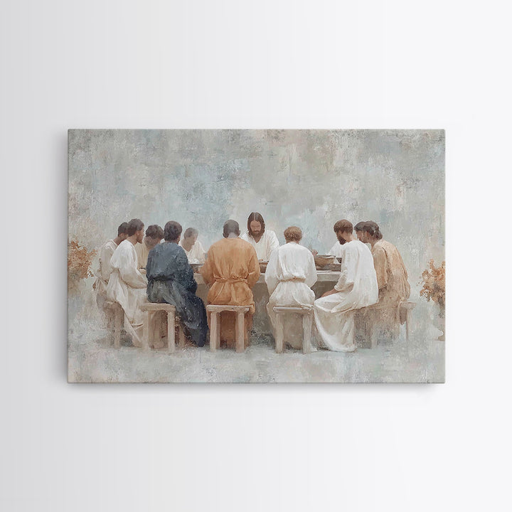 Communion Of Light – Framed Canvas Print – Christian Wall Art – Jesus Painting – Christian Art Canvas – Modern Christian Art – Christian De