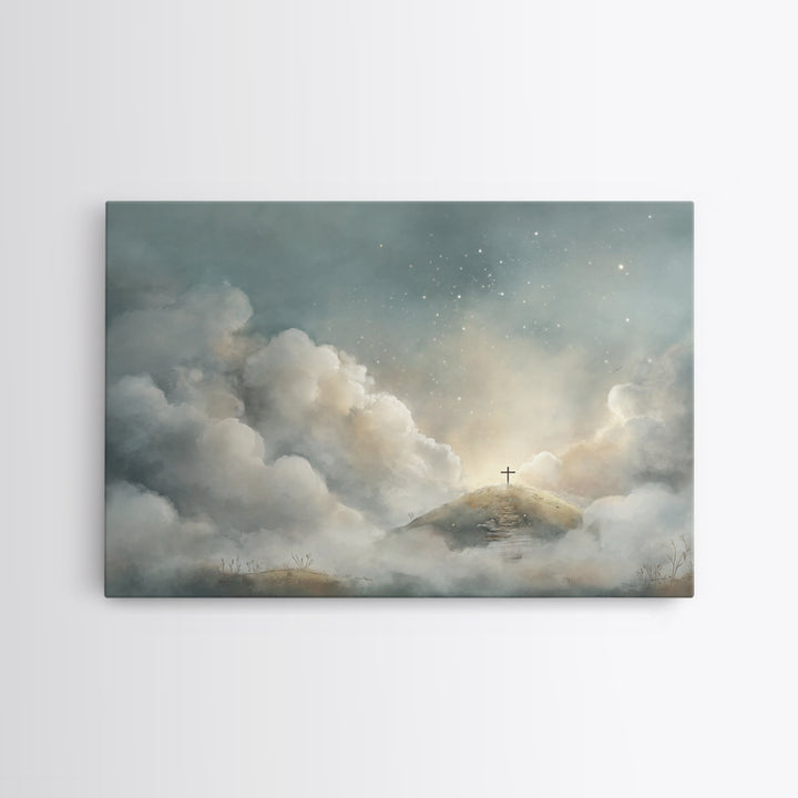 Heavenbound Promise – Framed Canvas Print – Christian Wall Art – Christian Art Canvas – Large Christian Art – Subtle Christian Art – Christ