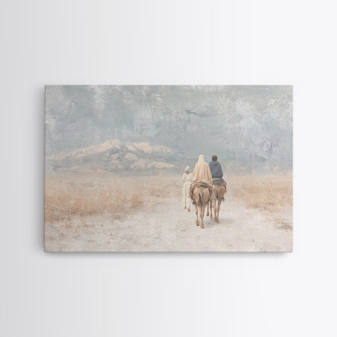 Hope In The Valley – Framed Canvas Print – Christian Art Canvas – Christian Wall Art – Subtle Christian Art – Christian Decorations
