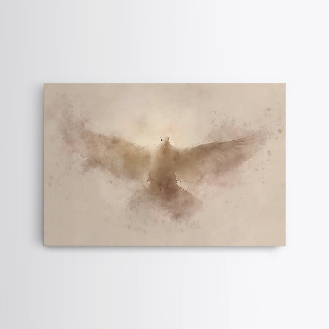 Holy Presence – Framed Canvas Print – Christian Art Canvas – Christian Wall Art – Subtle Christian Art – Christian Christmas Art – Jesus Pa