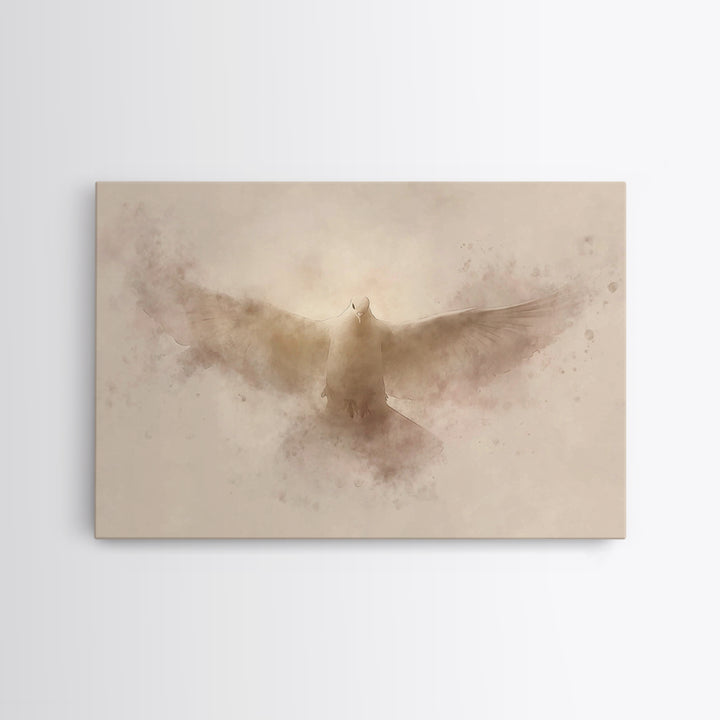Holy Presence – Framed Canvas Print – Christian Art Canvas – Christian Wall Art – Subtle Christian Art – Christian Christmas Art – Jesus Pa
