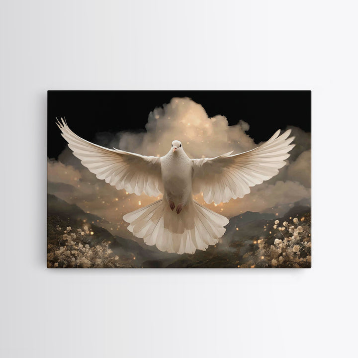 Light Of Hope – Framed Canvas Print – Christian Art – Christian Wall Art – Christian Art Canvas – Christmas Art Prints – Christian Christma
