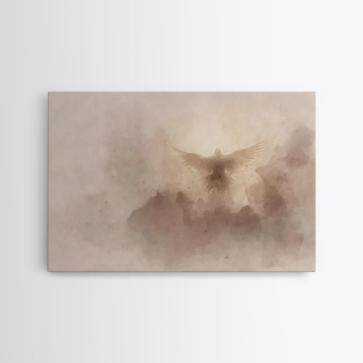 Spirit Of Dawn – Framed Canvas Print – Christian Wall Art – Christian Art Canvas – Christian Art – Christmas Art – Christian Decor