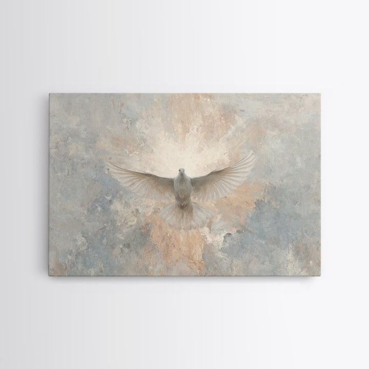 Heavenly Promise | Framed Canvas Print | Christian Art Canvas | Christian Wall Art | Christian Painting | Christmas Art | Christian Gift