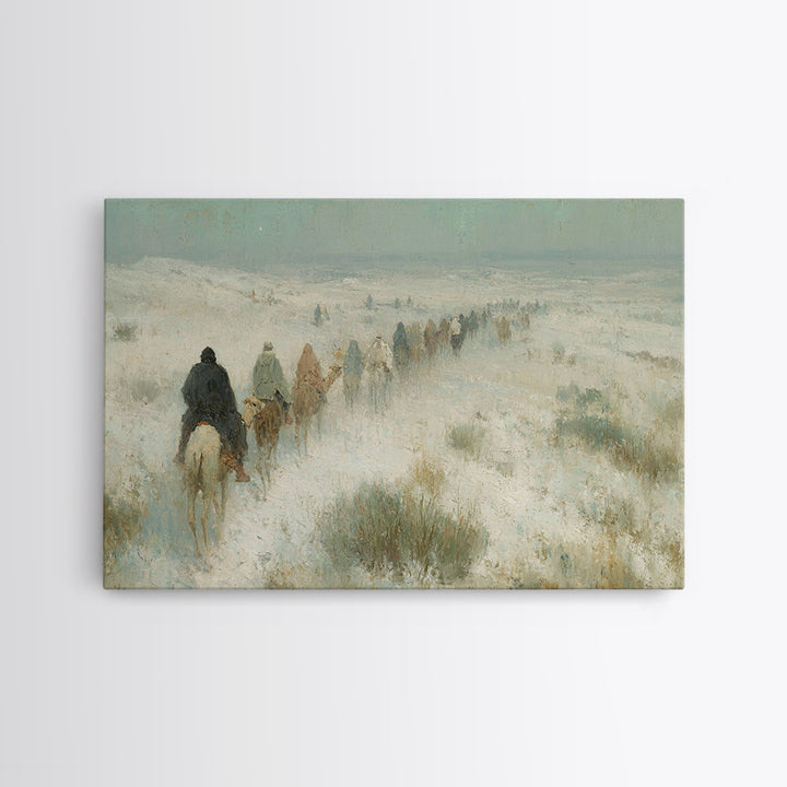 Messiah’s Star | Framed Canvas Print | Christian Christmas Art | Christian Art Painting | Jesus Painting | Christmas Wall Art | Christian A