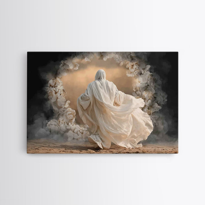 Eternal Path – Framed Canvas Print – Christian Art Canvas – Christian Wall Art – Jesus Painting – Christmas Art – Christian Decorations