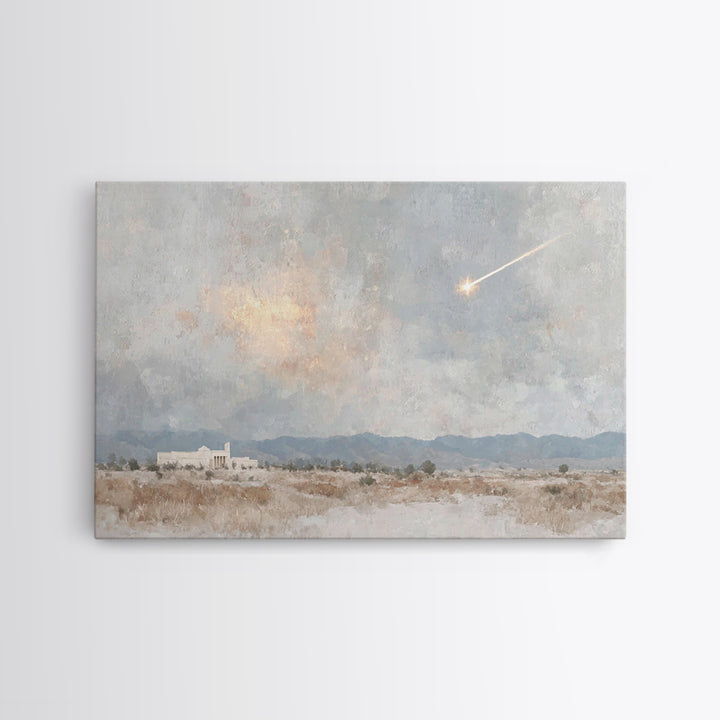 Guiding Light, Framed Canvas Print, Christian Wall Art, Christmas Art, Christian Art Canvas, Christian Christmas Art, Christian Decor For H