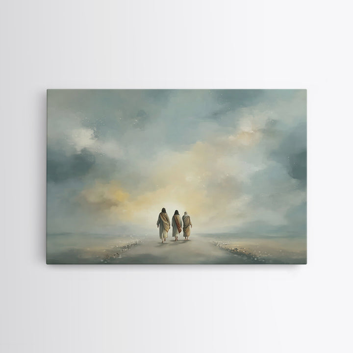 Heavenly Journey – Framed Canvas Print – Christian Wall Art – Christian Art Canvas – Jesus Painting – Christian Christmas Art – Christian D