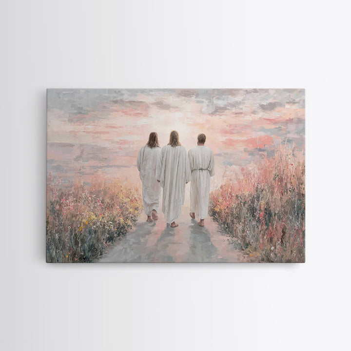 Radiant Dawn Light, Framed Canvas Print, Christian Art Canvas, Christian Wall Art, Jesus Paintings, Large Christian Painting, Christian Chr