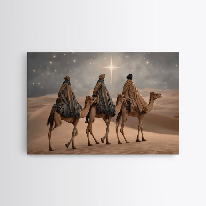 Fields Of Peace | Framed Canvas Print | Modern Christian Art | Christian Art Canvas | Jesus Painting | Christmas Art Work | Christian Gift
