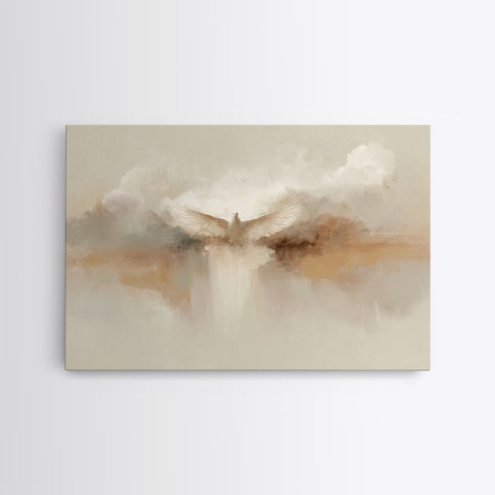 Divine Ascension, Framed Canvas Print, Christian Wall Art, Christian Art Canvas, Jesus Painting, Christmas Art, Christian Gift