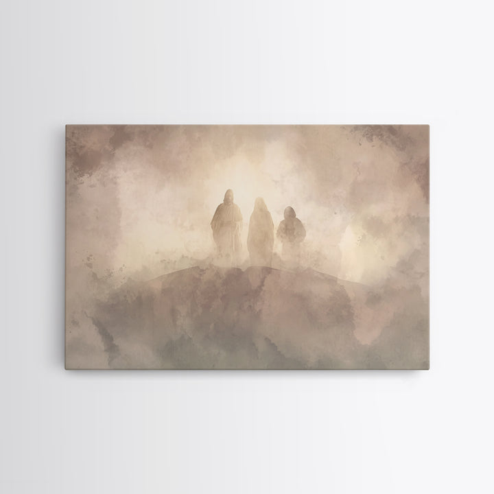 Divine Cloud Forms | Framed Canvas Print | Christian Art | Christian Art Canvas | Jesus Painting | Subtle Christian Art | Christian Wall Ar