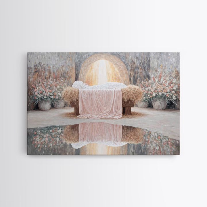 Star of Bethlehem – Framed Canvas Print – Christmas Wall Art – Christian Christmas Art – Christian Art Canvas – Christmas Art Prints – Chri