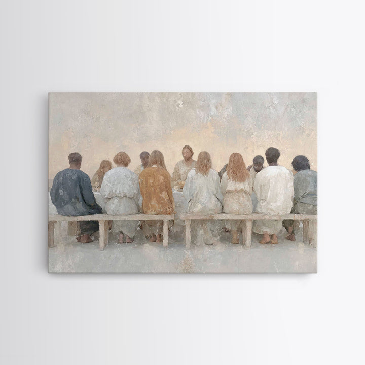 Communion Of Hope | Framed Canvas Print | Christian Art | Christian Wall Art | Christian Art Canvas | Subtle Christian Art | Christian Gift