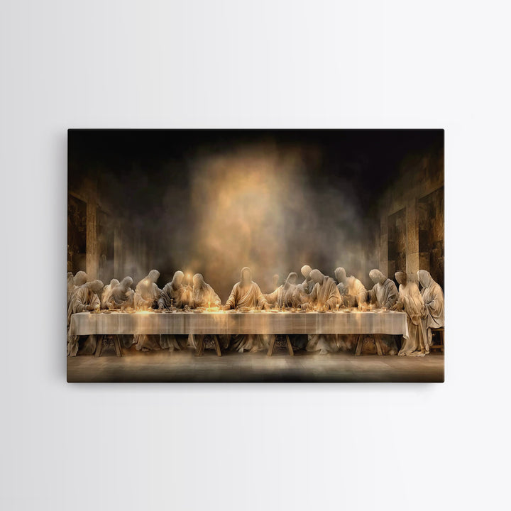 Fields Of Salvation – Framed Canvas Print – Christian Wall Art – Christian Art Canvas – Jesus Painting – Christian Christmas Art – Christ A