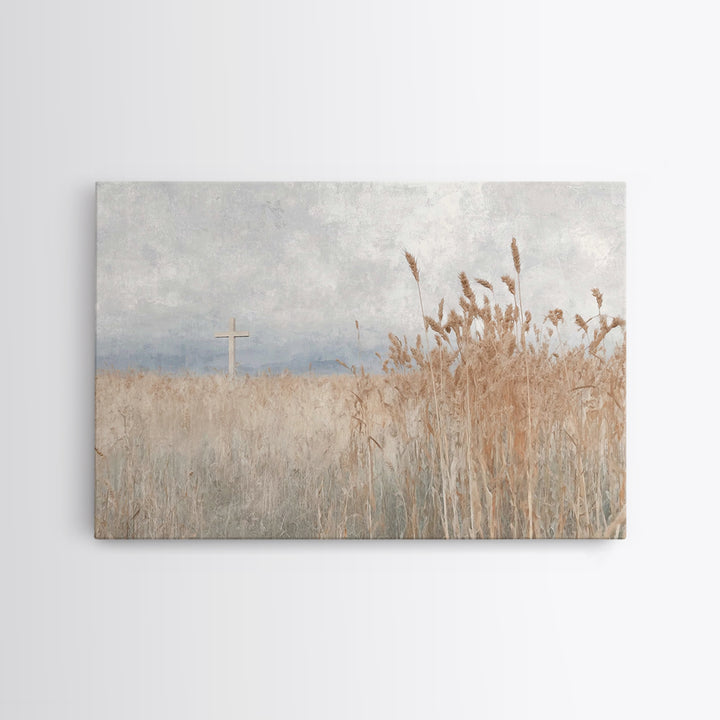 Gentle Redeemer | Framed Canvas Print | Christian Art Canvas | Christian Wall Art | Jesus Painting | Christian Christmas Decor | Christian