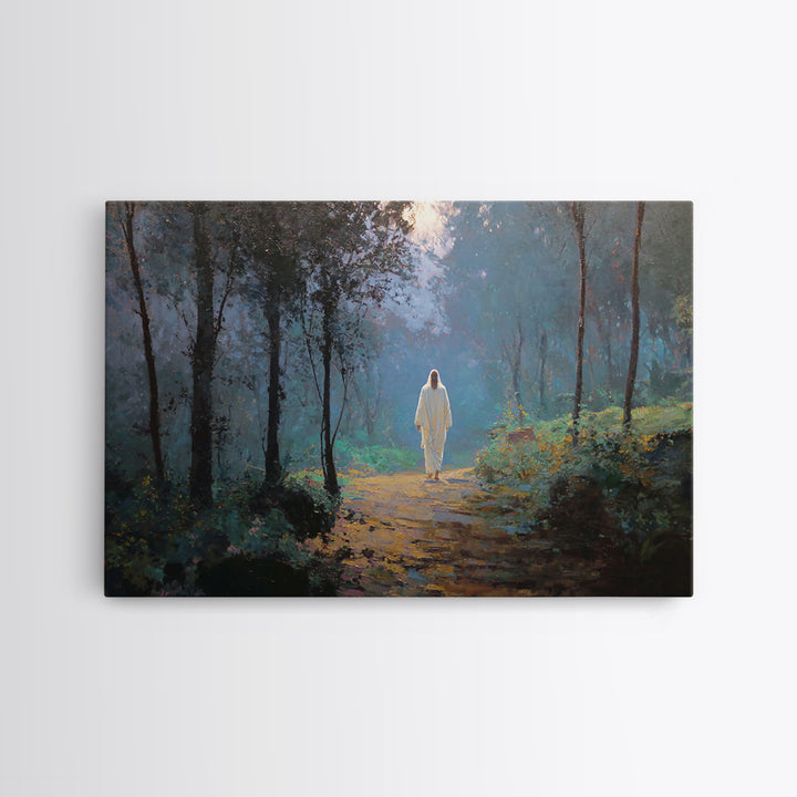 Covenant Feast – Framed Canvas Print – Christian Art – Jesus Painting – Christian Art Canvas – Christian Wall Art – Modern Christian Painti