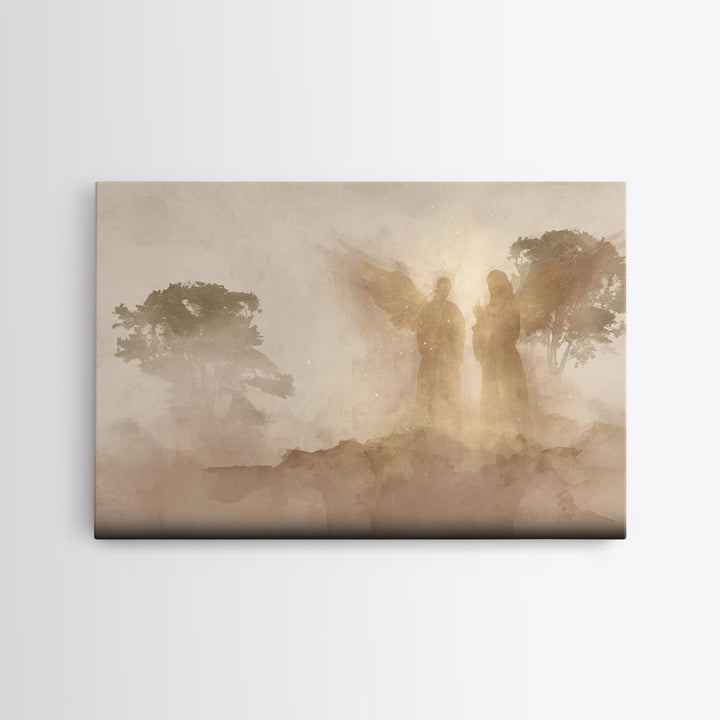 Wings Of Dawn – Framed Canvas Print – Christian Art Canvas – Christian Wall Art – Christian Painting – Christian Decor – Christian Gift