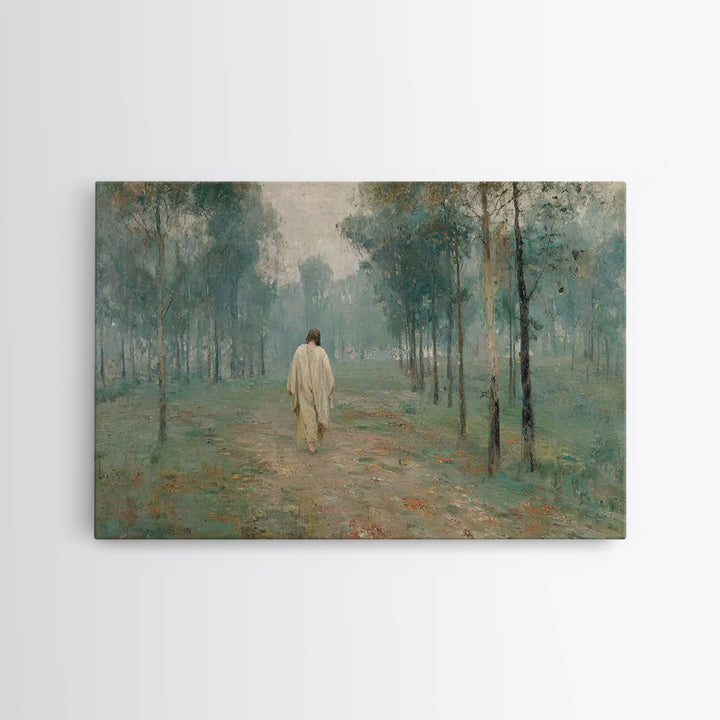 Sacred Supper Light – Framed Canvas Print – Christian Wall Art – Jesus Painting – Christian Art Canvas – Subtle Christian Art – Christian G