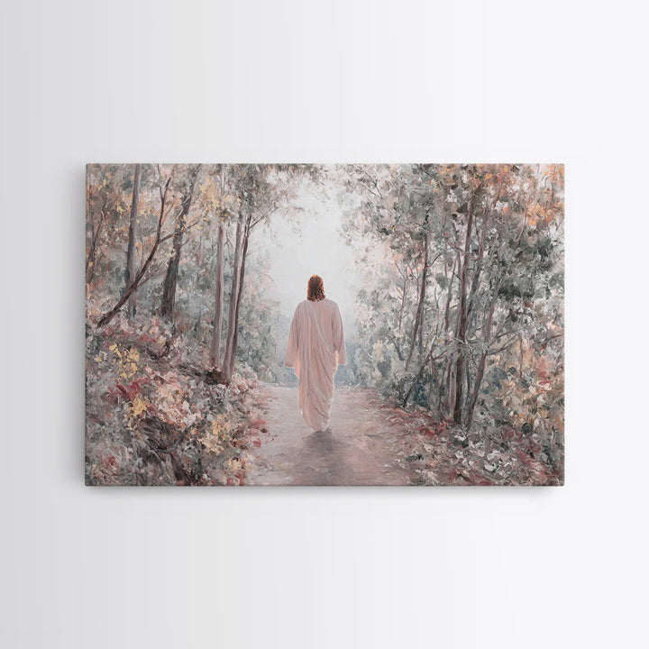 Table Of Grace – Framed Canvas Print – Christian Art – Vintage Christian Art – Christian Wall Art – Jesus Painting – Christian Art Canvas –