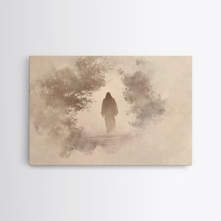 Heavenly Last Supper | Framed Canvas Print | Christian Art Canvas | Christian Wall Art | Large Jesus Painting | Christmas Art | Christian G