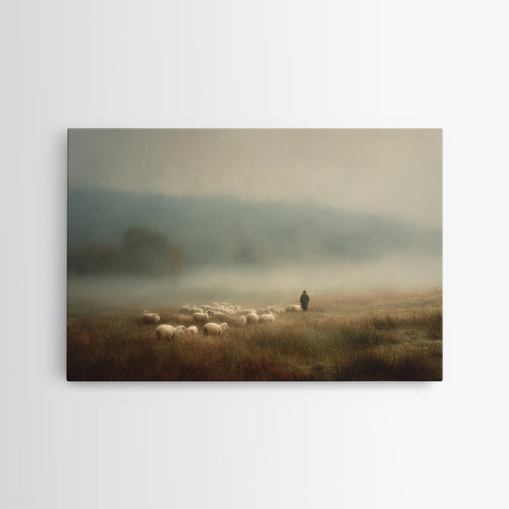 Radiant Journey Path – Framed Canvas Print – Christian Art – Jesus Painting – Christian Art Canvas – Christian Wall Art – Christian Gift