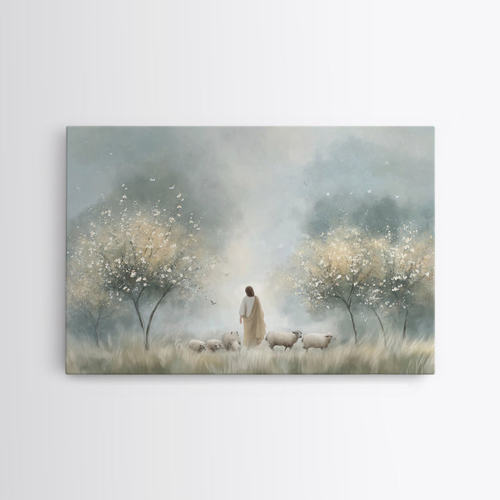 Angel Of Light – Framed Canvas Print – Christian Art – Christian Wall Art – Christmas Art – Christian Art Canvas – Christian Gift Ideas – C