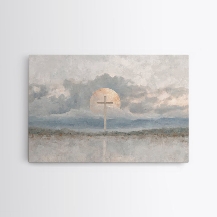 Chalice Of Peace, Framed Canvas Print, Christian Wall Art, Christian Decor, Christian Art Canvas, Christian Painting, Christmas Wall Art