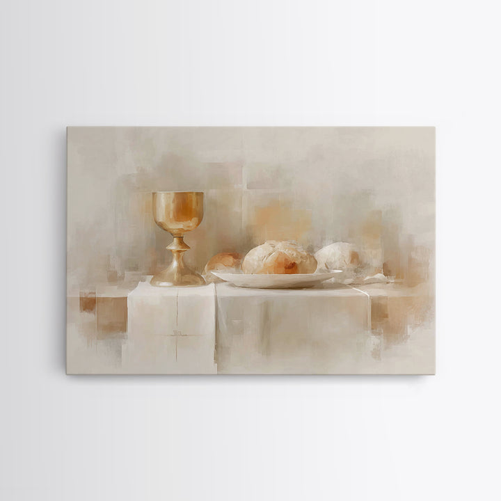 Holy Nativity - Framed Canvas Print - Christmas Wall Art - Christian Art Canvas - Jesus Painting - Christian Painting - Christian Wall Art