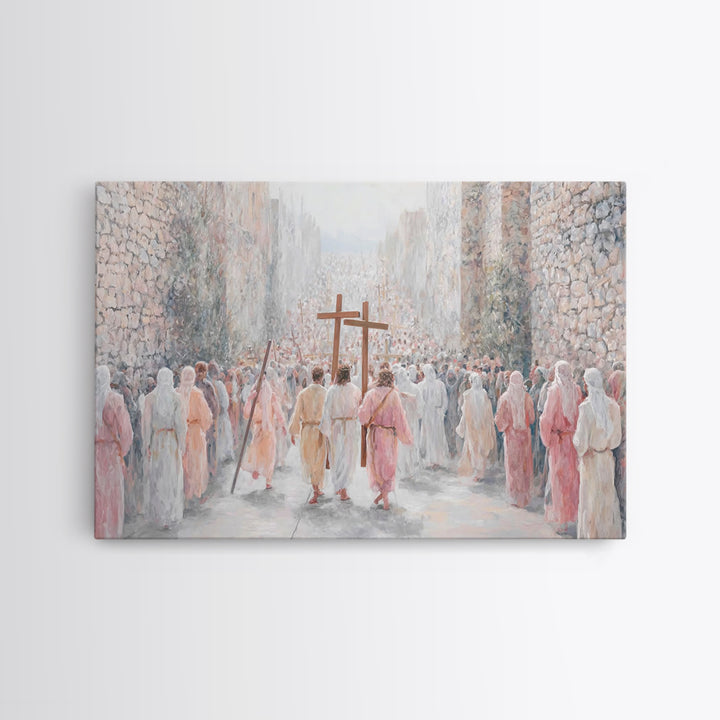 Celestial Chorus, Framed Canvas Print, Christian Wall Art, Christian Art Canvas, Christian Art Gift, Christmas Art Prints, Christian Decor