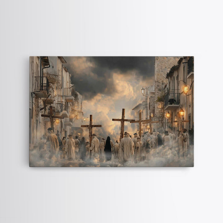 Morning Grace | Framed Canvas Print | Christian Art Canvas | Jesus Painting | Christian Wall Art | Christian Decor | Christian Christmas Ar