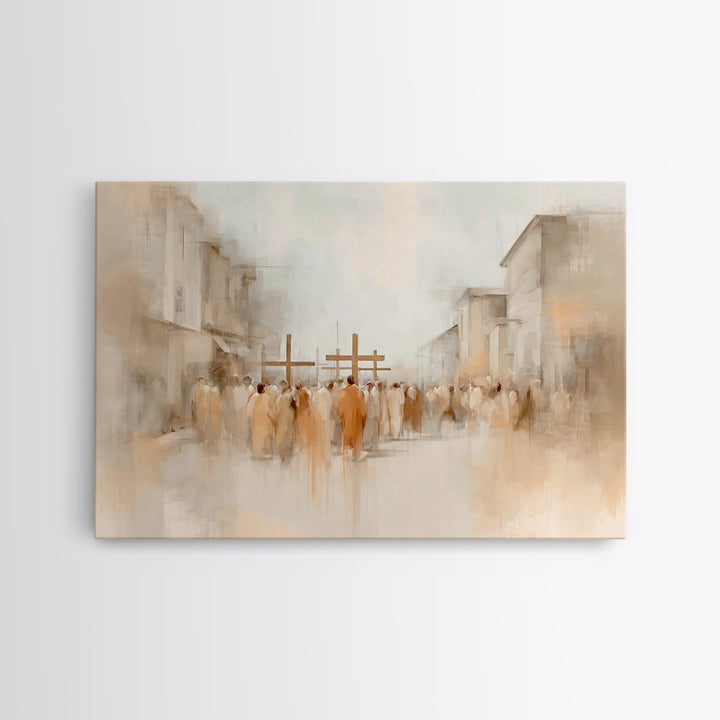 Quiet Redeemer, Framed Canvas Print, Christian Painting, Jesus Painting Canvas, Christian Wall Art, Christian Art Print, Christian Decor