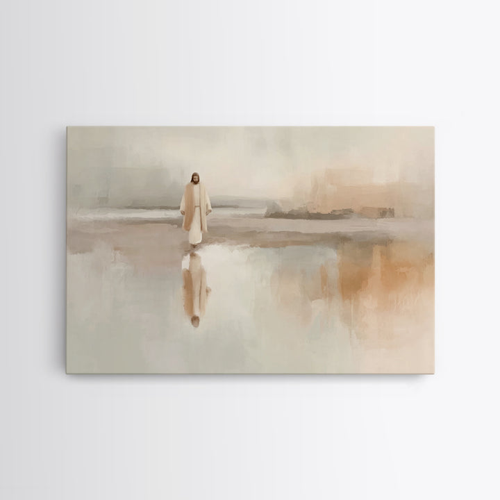 Gentle Miracle, Framed Canvas Print, Christian Art Canvas, Christmas Wall Art, Christian Christmas Art, Christian Art Print, Christian Gift