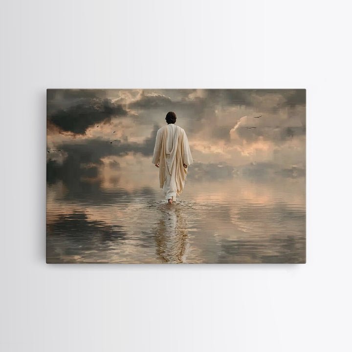 Midnight Glory – Framed Canvas Print – Christmas Art – Christian Wall Art – Christian Art Canvas – Christian Christmas Art – Christian Art