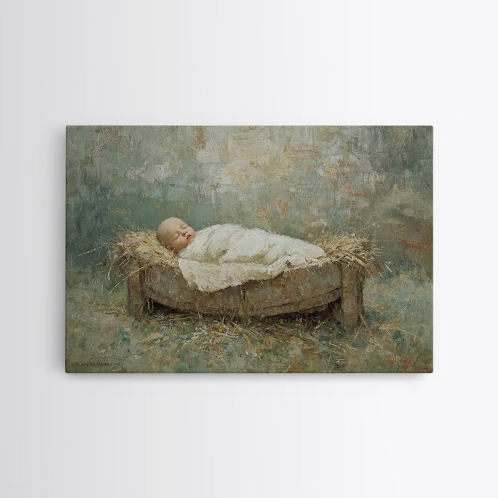 Bethlehem Light – Framed Canvas Print – Christian Christmas Art – Christmas Wall Art – Christian Art Canvas – Framed Christmas Art – Christ