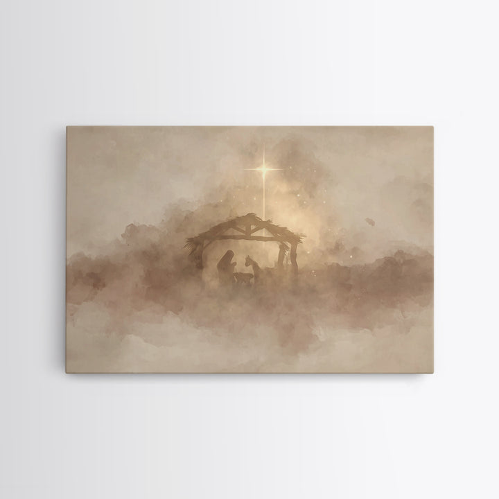 Heavenly Path Light – Framed Canvas Print – Christian Art – Jesus Painting – Christian Art Canvas – Modern Christian Art – Christian Gift