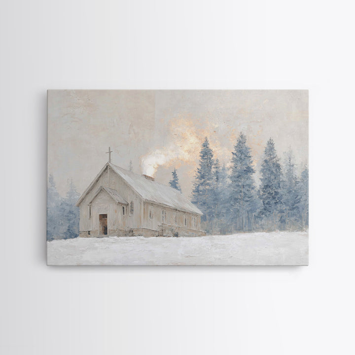 Eternal Horizon Step, Framed Canvas Print, Jesus Painting Canvas, Christian Art, Large Christian Painting, Christian Wall Art