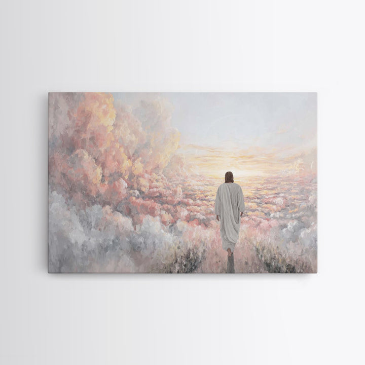 Soft Meadow Grace – Framed Canvas Print – Christian Wall Art – Christian Art Prints – Christian Art Canvas – Christian Painting – Christian