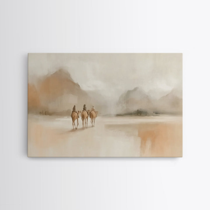 Wandering Kings – Framed Canvas Print – Christian Art – Christian Wall Art – Christmas Art Prints – Christian Christmas Art – Christian Art