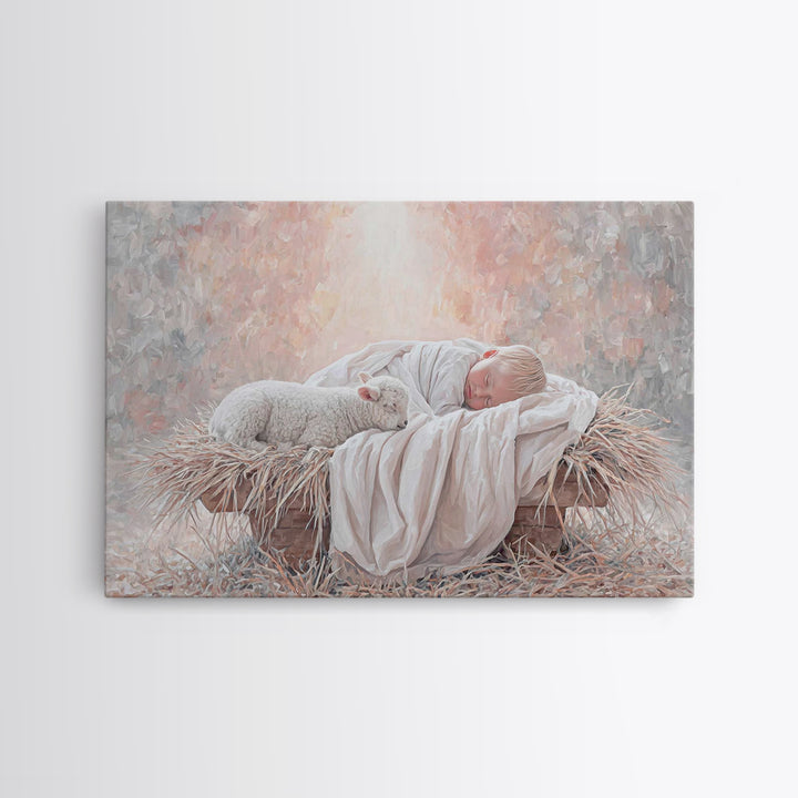 Star of Bethlehem – Framed Canvas Print – Christmas Wall Art – Christian Art – Christian Wall Art – Jesus Painting – Christian Art Canvas