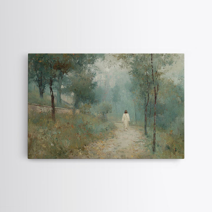 Journey of Faith – Framed Canvas Print – Christian Wall Art – Christian Art Canvas – Christian Decor – Modern Christian Art