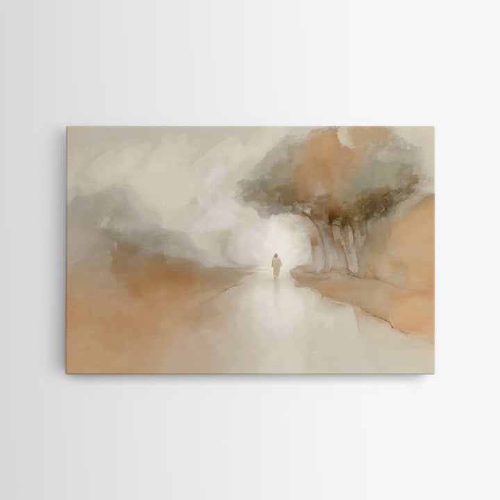 Path of Grace – Framed Canvas Print – Christian Art Canvas – Christian Wall Art – Christian Painting – Subtle Christian Art