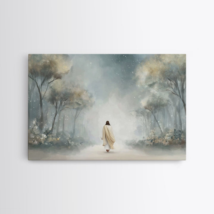 Garden Of Hope | Framed Canvas Print | Christian Wall Art | Jesus Art Print | Christian Art Canvas | Vintage Christian Art | Christian Gift