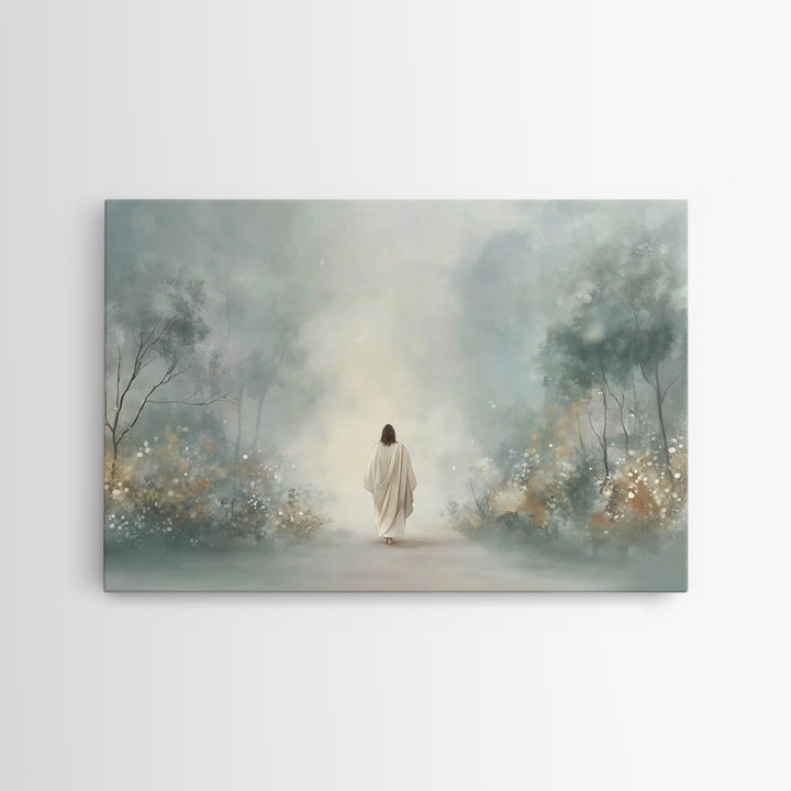 Path Of His Peace – Framed Canvas Print – Christian Wall Art – Christian Art Canvas – Subtle Christian Art – Christian Paintings – Christia